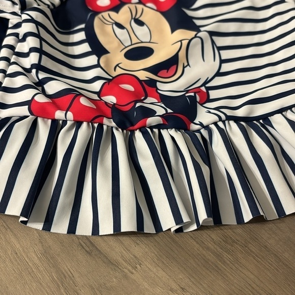 EUC! Disney 4T Minnie Mouse Rashguard Swim Set AND CARTER'S STRAWBERRY Rashguard - Picture 11 of 11